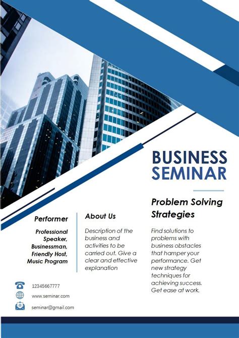 WORD of Business Seminar Flyer.docx | WPS Free Templates