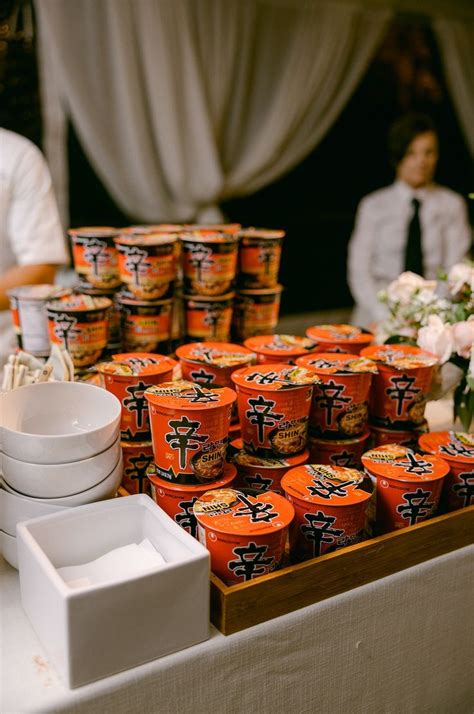 Ramen Bar Wedding Reception Food Wedding Food Stations Wedding Food