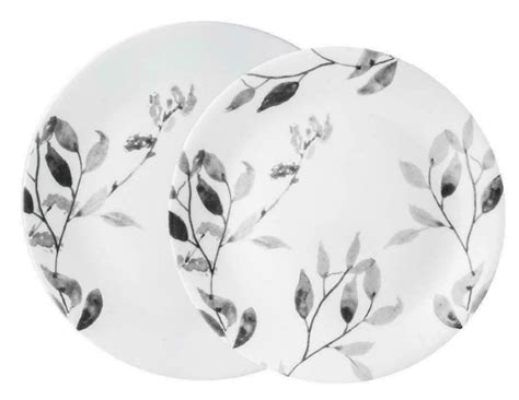 Corelle Vitrelle Misty Leaves Chip And Break Resistant Dinner Set Of