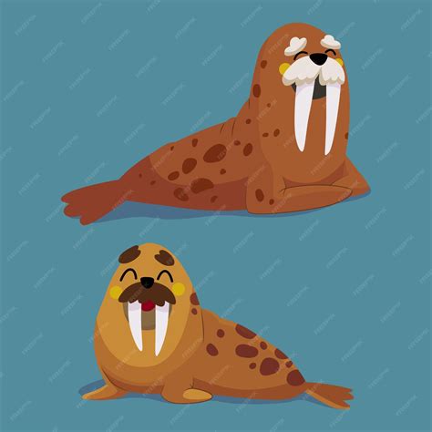 Leao Marinho Desenho Animado - Ilustração em vetor bonito dos desenhos animados de leão-marinho ...