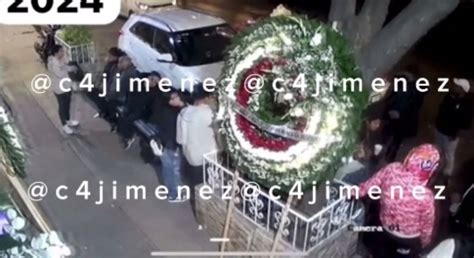 Filtran nuevo VIDEO de balacera en funeraria de CDMX lo despedían con