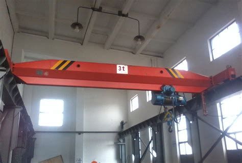 Remote Control Single Girder Bridge Crane With Cabin Rain Cover Weight