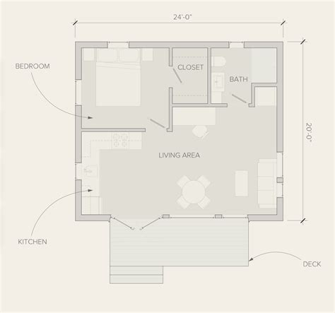 1 Bedroom ADU Plans