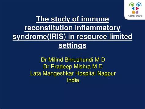 Ppt The Study Of Immune Reconstitution Inflammatory Syndrome Iris In