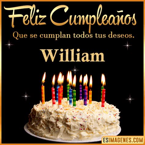 Feliz Cumplea Os William Tarjetas Y