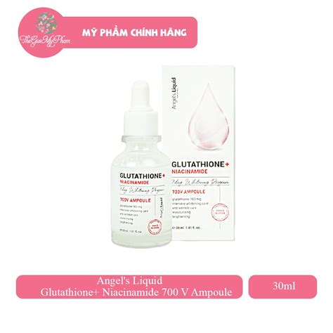 Tinh Ch T Serum D Ng Da Day Angel S Liquid Glutathione Niacinamide