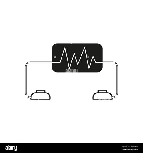 Defibrillator First Aid Icon Element Of Medicine Icon Vector Illustration Eps 10 Stock