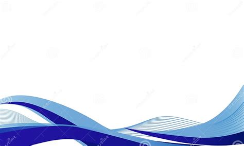 Abstract Blue Curve Wave Graphic Design Background Stock Vector