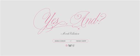 Ariana Grande & Mariah Carey • Yes, And? Merch Concept :: Behance