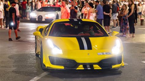 Arab Supercar Invasion In Juan Les Pins Ford Gt Chiron Loud