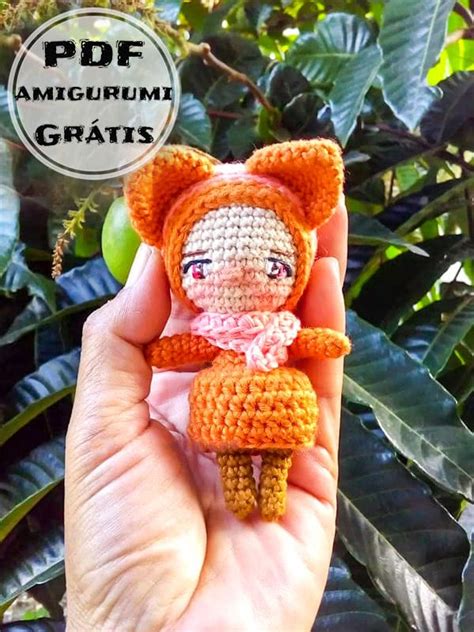 Pequena Raposa Amigurumi Boneca Receita De Pdf Gr Tis