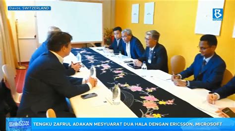 Tengku Zafrul Adakan Mesyuarat Dua Hala Dengan Ericsson Microsoft