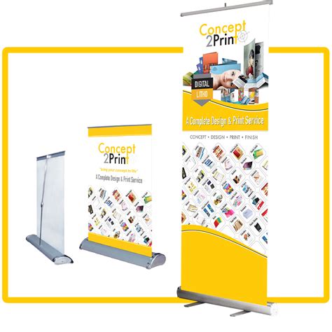 Roller Banner Printing In London Concept2print