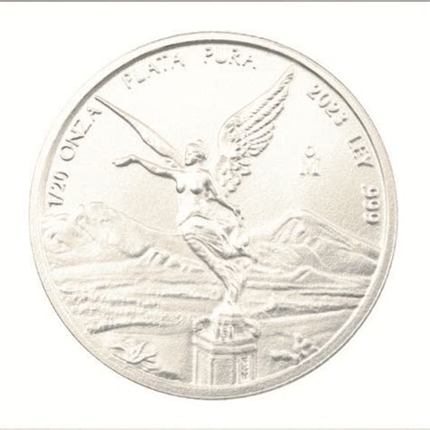 Monedas de plata México Moneda de Plata Libertad de México 2023 1 20 oz