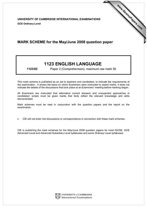 0486 Literature English Papers Xtremepapers 2