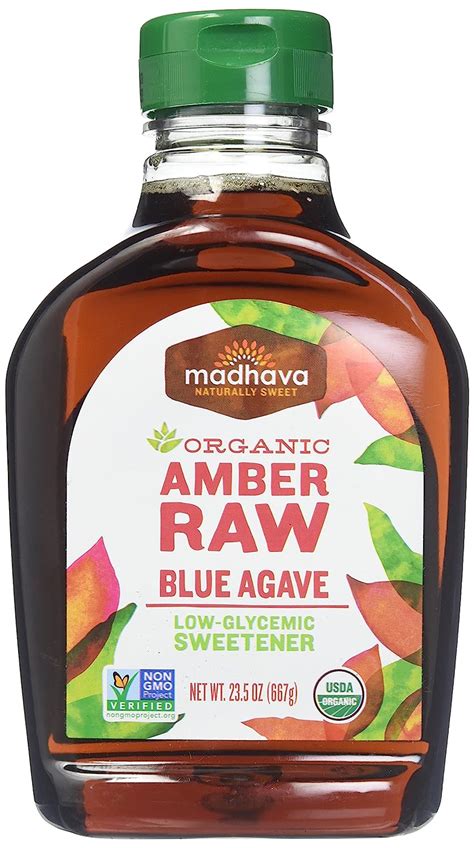 Madhava Organic Agave Nectar Amber 235 Oz Grocery