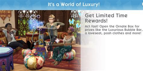 The Sims Mobile- World of Luxury Event – The Girl Who Games