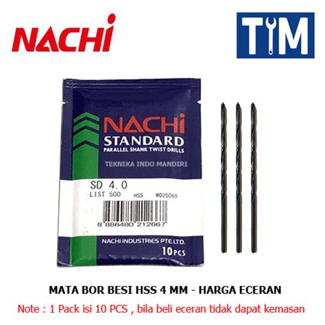 Jual NACHI Mata Bor Besi HSS 4 MM Shopee Indonesia