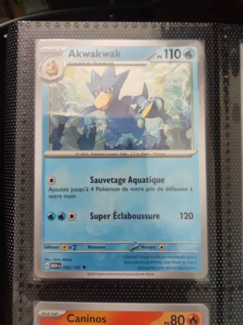 Carte Pokemon Akwakwak Fran Ais Ev Mew Fr Neuf Eur