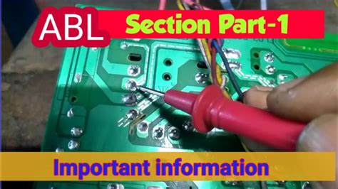 ABL Line ABL Voltage ABL Fault Details In Crt TV Colour TV ABL