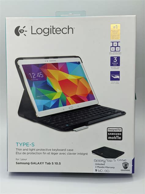 Logitech Samsung Galaxy Tab S Case With Keyboard Crackerz