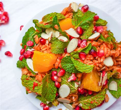 Pomegranate And Mint Moroccan Grain Salad Liz Moody Recipe