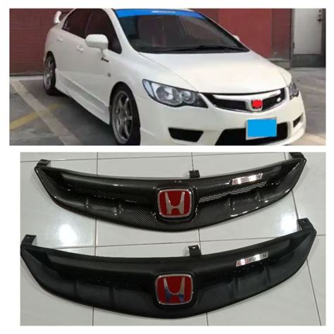 Front Grille Honda Civic Fd Utk Type R Mugen Untuk Type R Bumper Dan Bumper Standard Sekali Logo