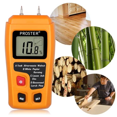 Lcd Digital Moisture Meter Wood Firewood Paper Humidity Tester Damp Detector 701311307108 Ebay