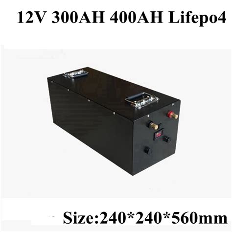 V Ah Ah Lifepo Lithium Battery With Bms For Rv Caravan Solar