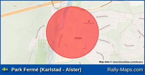 Park Ferm Karlstad Alster Stage Map Swedish Rally Wrc