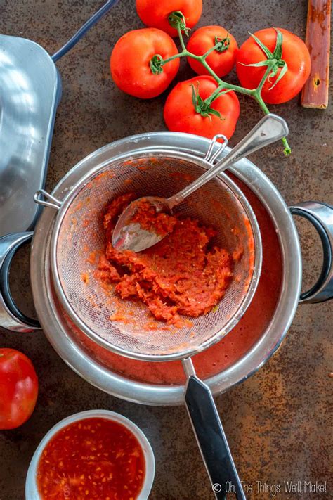 Easy Homemade Tomato Paste Recipe Oh The Things Well Make