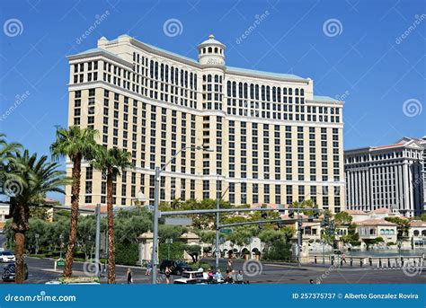 Bellagio Hotel Located On The Las Vegas Stripnevadausa Editorial