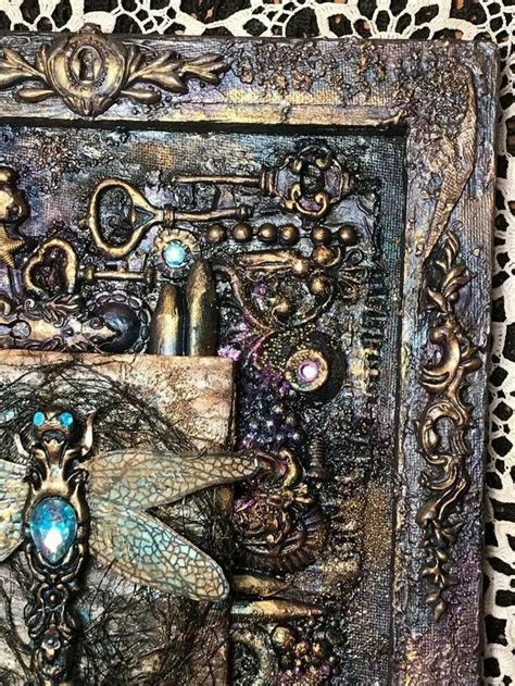 Pin By Gypsy Zen On Steampunk Mixed Media Crafts Steampunk