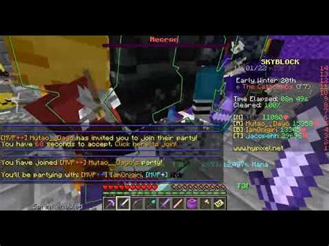 Hypixel Skyblock Rd Necron S Handle Rng Meter Reward Youtube