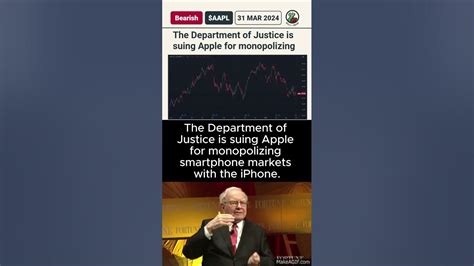 The Department Of Justice Is Suing Apple For Monopolizingaapl