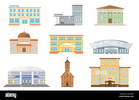 Fa Ade Facades Stock Vector Images Alamy