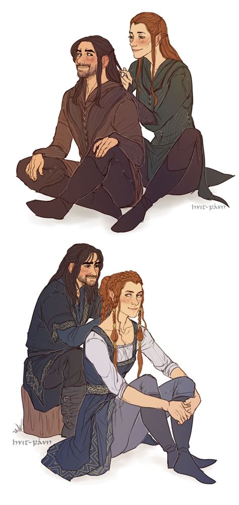 Kili And Tauriel Hobbit Art The Hobbit