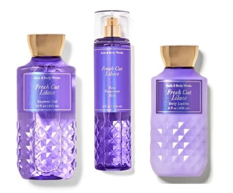 Bath And Body Works Fresh Cut Lilacs Full Size Set