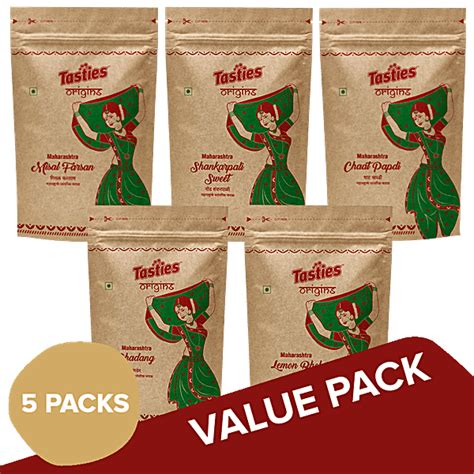 Buy Tasties Origins Five Famous Authentic Maharashtra Snacks Online At