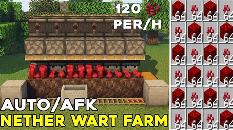 Sinirsiz Nether Wart Farm Minecraft Otomatik Nether Wart Farm Nas L