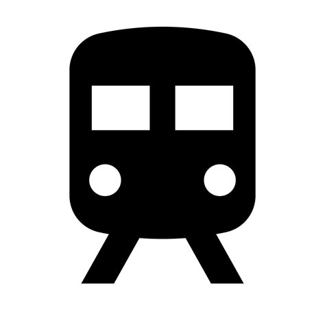 Train silhouette icon. Traffic. Station. Vector. 26730190 Vector Art at ...