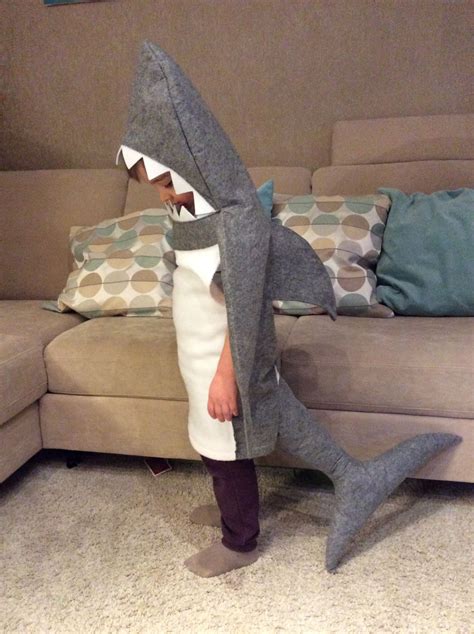 Pin By Jessica Mew On Halloween Shark Halloween Costume Diy Costumes