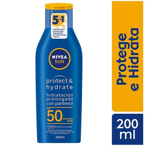 Protector Solar Nivea Sun Protege e Hidrata FPS50 200 mL Tottus Perú