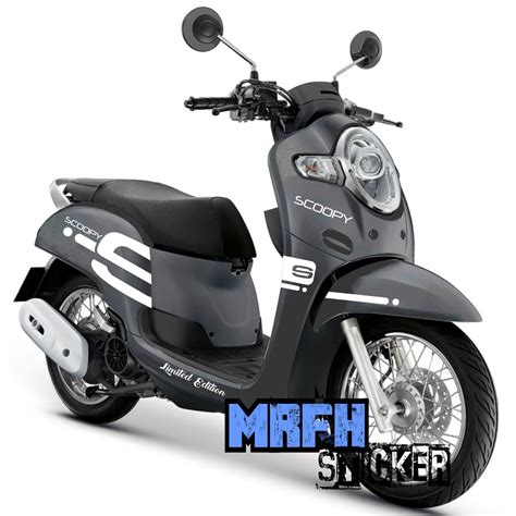 Jual Decal Sticker Scoopy Full Body Full Blok Decal Stiker Scopy Full