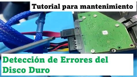 Detección de Errores del Disco Duro Tutorial para Técnicos en