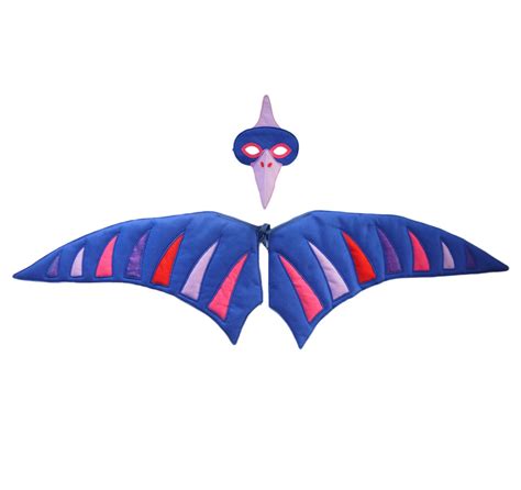 Pterodactyl Dinosaur Costume Mask And Wings Christmas T Book Day