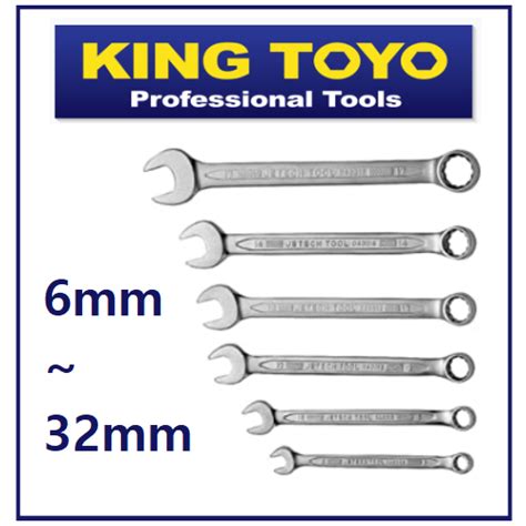 King Toyo Japan Combination Wrench Size Mm To Mm High Quality