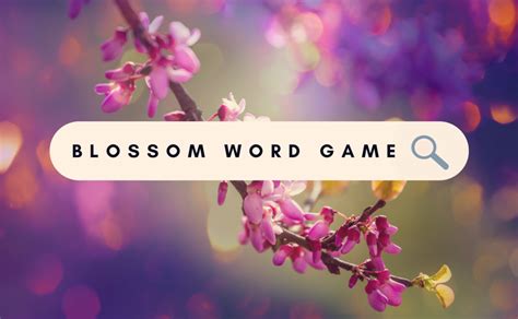 Blossom Word Game Play Now Online And 100 Free The Epoch Times