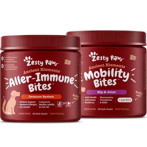 Treat Your Pet's Allergies with Zesty Paws Allergy Bites