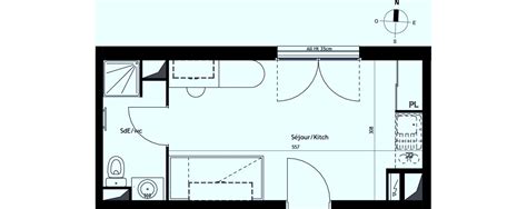 Appartement T1 Meublé De 2040 M2 4ème étage N Campus Millenium 2